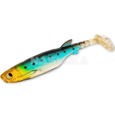 Сет от 4 бр. силиконови шадове Rudie's Hata Fish, 10.2 см, цвят 12