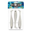 Силиконови шадове Ryuji Mister Shad 10 см, 3 бр., цвят Pearl White Glow