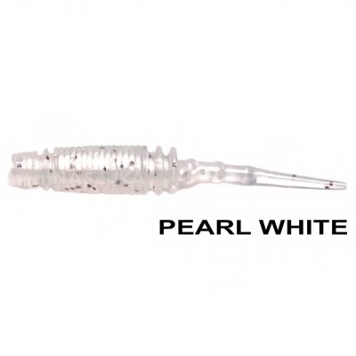 Силиконови примамки Ryuji Rock Worm 4 см, 12 бр., цвят Pearl White