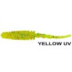 Силиконови примамки Ryuji Rock Worm 4 см, 12 бр., цвят Yellow Glow