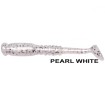 Силиконови примамки Ryuji Rock Tail 4 см, 12 бр., цвят Pearl White Glow