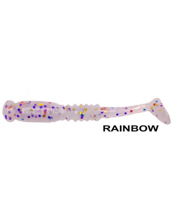 Силиконови примамки Ryuji Rock Tail 4 см, 12 бр., цвят Rainbow