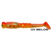 Силиконови примамки Ryuji Rock Tail 4 см, 12 бр., цвят UV Melon