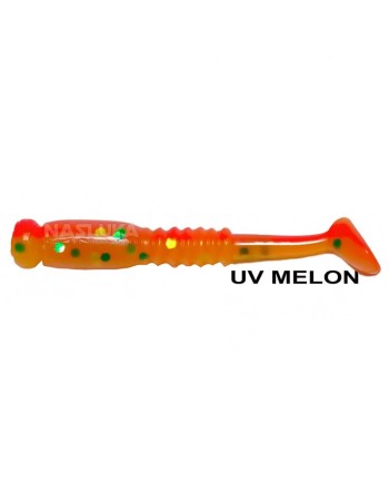 Силиконови примамки Ryuji Rock Tail 4 см, 12 бр., цвят UV Melon