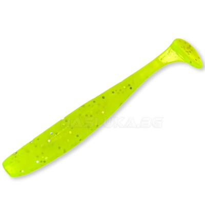 Сет от 9 бр. силиконови шадове Ryuji Slim Shaker 7.6 см, Green UV