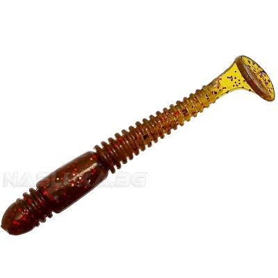 Комплект от 9 броя силиконови примамки Ryuji ToGo 6 см, цвят Brown