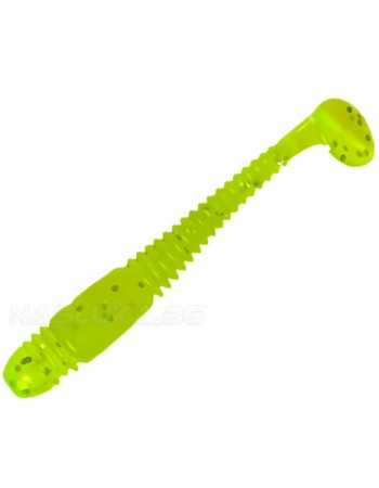 Комплект от 10 броя силиконови примамки Ryuji ToGo 5 см, цвят Green Glow