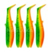 Комплект от 4 бр. силиконови примамки Savage Gear Cannibal Shad 12.5 см/20 г, Firecracker
