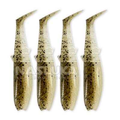 Комплект от 4 бр. силиконови примамки Savage Gear Cannibal Shad 12.5 см/20 г, Holo Baitfish