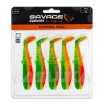 Комплект от 5 бр. силиконови примамки Savage Gear Cannibal Shad 10 см/9 г, FireCracker
