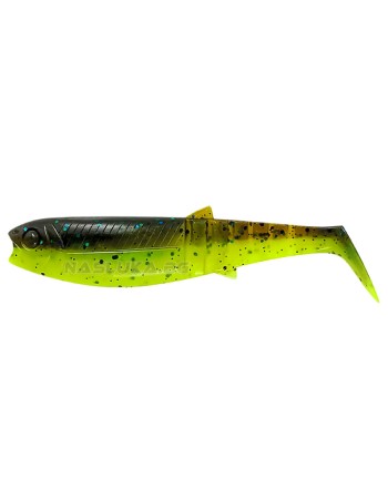 Силиконова примамка Savage Gear Cannibal Shad, Chartreuse Pumpkin