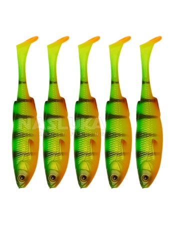 Комплект от 5 бр. силиконови примамки Savage Gear Craft Shad 8.8 см/4.2 г, Firetiger