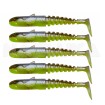 Сет силиконови шадове Savage Gear Gobster Shad, 5 бр., цвят GPY