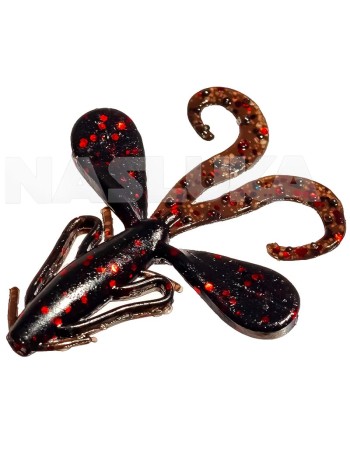 Силиконови ароматизирани ларви Sea Buzz Candy Larva 4.8 см, 5 бр., цвят Black/Mix Seed