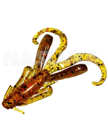 Силиконови ароматизирани ларви Sea Buzz Candy Larva 4.8 см, 5 бр., цвят Motor Oil Red Seed