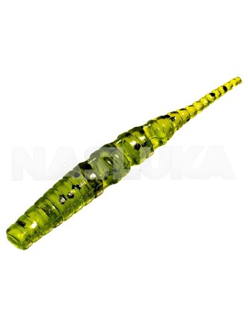 Изкуствени ароматизирани примамки Sea Buzz Chilly Worm 4.2 см, 10 бр., цвят Dark Olive/Seed