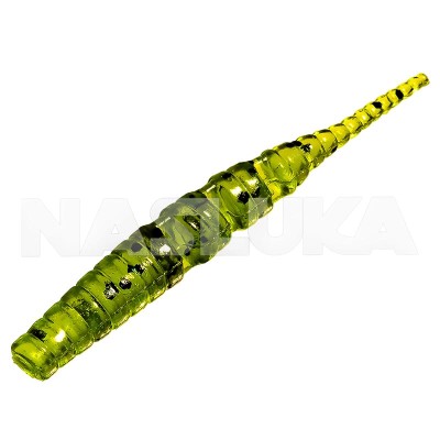 Изкуствени ароматизирани примамки Sea Buzz Chilly Worm 4.2 см, 10 бр., цвят Dark Olive/Seed