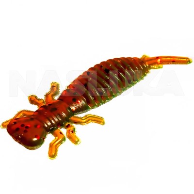 Силиконови ароматизирани ларви Sea Buzz Crazy Larva 5 см, 5 бр., цвят Cola