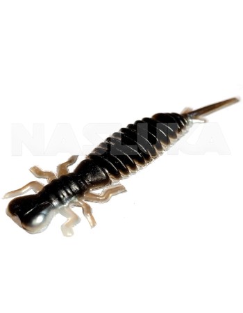 Силиконови ароматизирани ларви Sea Buzz Crazy Larva 5 см, 5 бр., цвят Dark Glitter