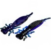 Силиконови ароматизирани ларви Sea Buzz Crazy Larva 5 см, 5 бр., цвят Dark Purple