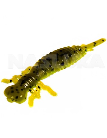 Силиконови ароматизирани ларви Sea Buzz Crazy Larva 5 см, 5 бр., цвят Olive