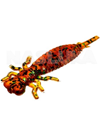 Силиконови ароматизирани ларви Sea Buzz Crazy Larva 5 см, 5 бр., цвят Pepper