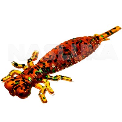 Силиконови ароматизирани ларви Sea Buzz Crazy Larva 5 см, 5 бр., цвят Pepper