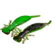 Силиконови ароматизирани ларви Sea Buzz Crazy Larva 5 см, 5 бр., цвят Purple Green