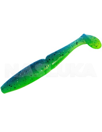 Силиконови ароматизирани шадове Sea Buzz Crystal Shad 10 см, 5 бр., цвят Blue Lime