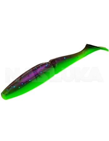 Силиконови ароматизирани шадове Sea Buzz Crystal Shad 10 см, 5 бр., цвят Purple Green