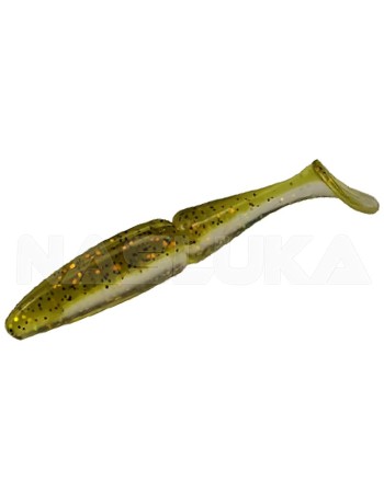 Силиконови ароматизирани шадове Sea Buzz Crystal Shad 10 см, 5 бр., цвят Olive White