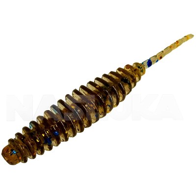 Сет от 10 бр. ароматизирани примамки Sea Buzz Prickly Worm 3.8 см, цвят Dark Gold/Seed