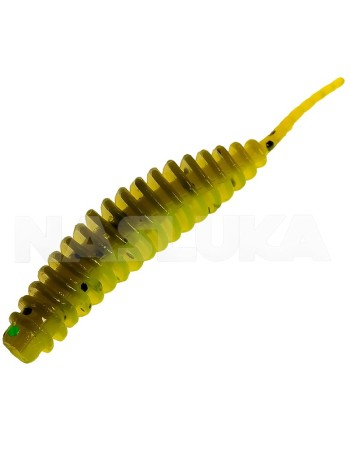 Сет от 10 бр. ароматизирани примамки Sea Buzz Prickly Worm 3.8 см, цвят Olive