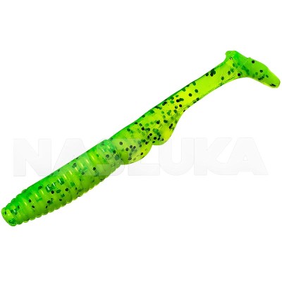 Ароматизирани силиконови шадове Sea Buzz Zulu Shad 7.5 см, 5 бр., цвят Clear Lemon, Seed