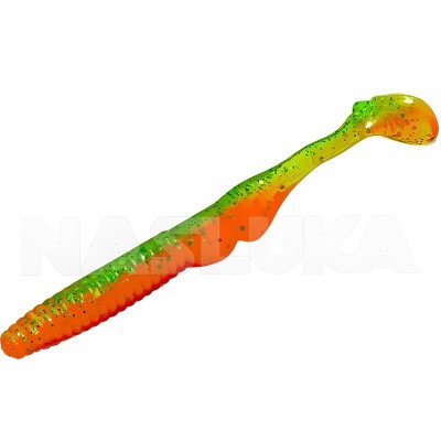 Ароматизирани силиконови шадове Sea Buzz Zulu Shad 7.5 см, 5 бр., цвят Red Grapefruit, Seed