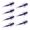 Силиконови примамки-ларви в пакет Senshu May Fly, цвят Purple Haze