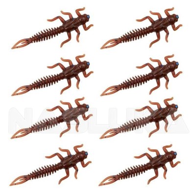 Силиконови примамки-ларви в пакет Senshu May Fly, цвят Blue Cinnamon