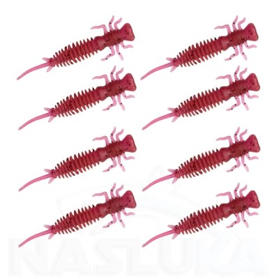 Силиконови примамки-ларви в пакет Senshu Nymph Crawler, цвят Chameleon