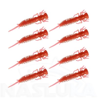 Силиконови примамки-ларви в пакет Senshu Nymph Crawler, цвят Sandy