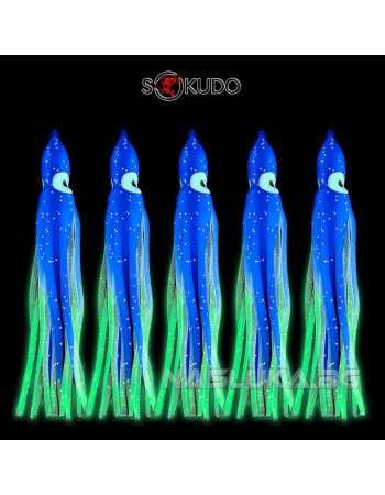 Силиконови октоподи Sokudo, цвят Blue Glow