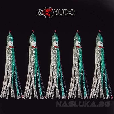 Силиконови октоподи Sokudo, цвят Green Pearl