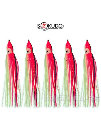 Силиконови октоподи Sokudo, цвят Pink Glow