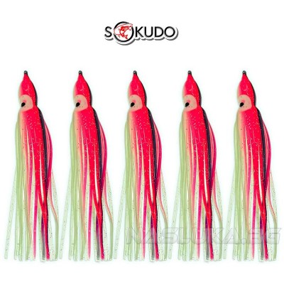 Силиконови октоподи Sokudo, цвят Pink Glow