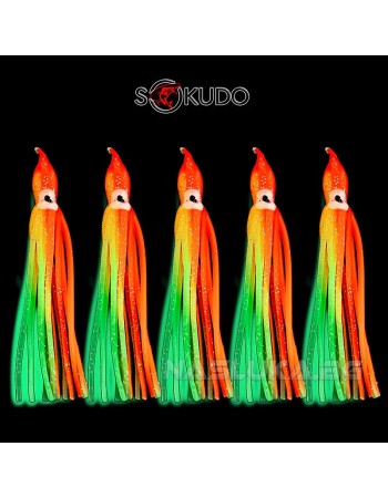 Силиконови октоподи Sokudo, цвят Red Glow