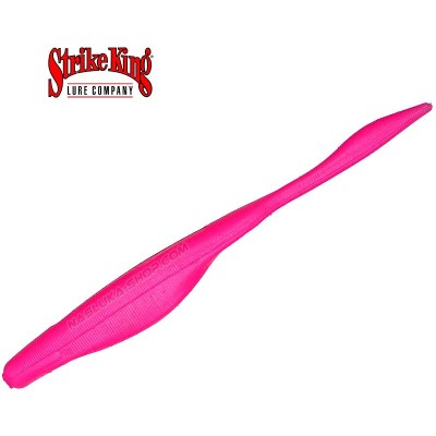 Силиконови ароматизирани примамки Strike King Caffeine Shad, 12.5 см, 8 бр., цвят Bubble Gum