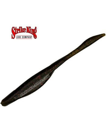 Силиконови ароматизирани примамки Strike King Caffeine Shad, 12.5 см, 8 бр., цвят Watermelon Red FLK
