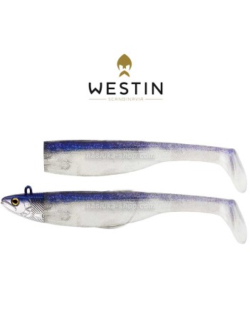 Силиконова примамка Westin Magic Minnow Jig, цвят Sparkling Blue