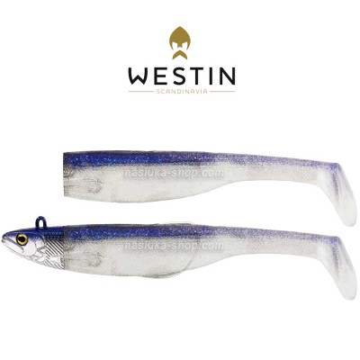 Силиконова примамка Westin Magic Minnow Jig, цвят Sparkling Blue