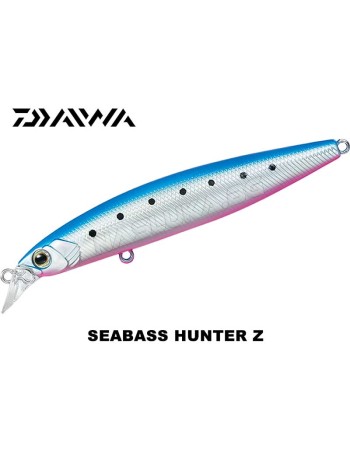 Плаващ морски воблер Daiwa Seabass Hunter Z 120F, 120 мм, 17.5 г, цвят Blue Pink Iwashi