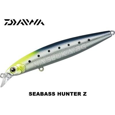 Воблер за морски спининг Daiwa Seabass Hunter Z, цвят Chart Head Plated Sardine